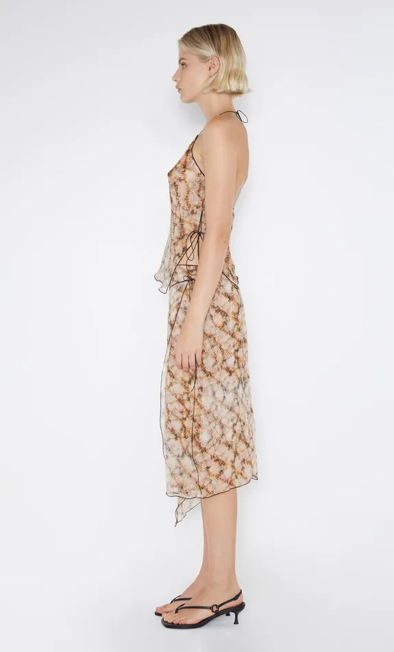 Bec Bridge Skirts CIEL WRAP SKIRT Geo Shibori 8211 Women