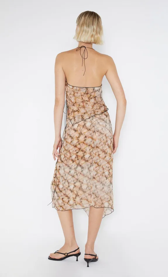 Bec Bridge Skirts CIEL WRAP SKIRT Geo Shibori 8211 Women