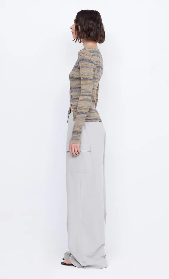 Bec Bridge Tops ALIENOR KEY HOLE KNIT TOP Ocean Dusk 8211 Women