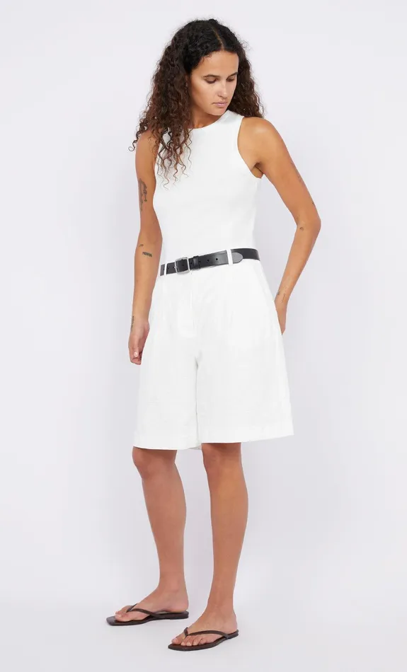 Bec Bridge Tops FELIX RACER TANK Ivory 8211 Women