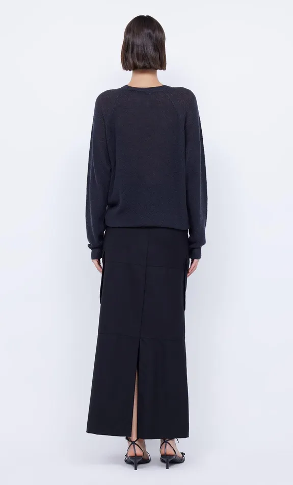 Bec Bridge Tops GEORGIA CREW NECK JUMPER Charcoal 8211 Women