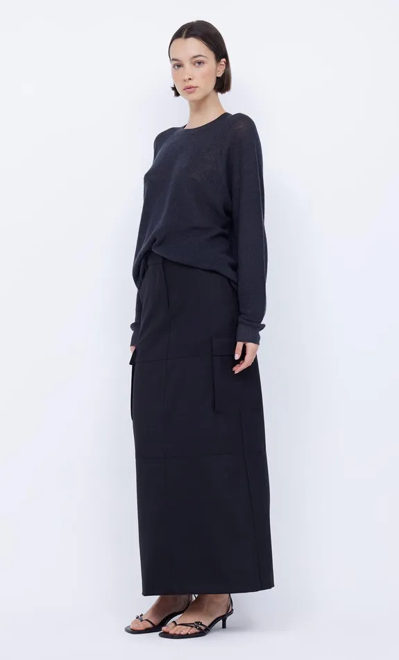 Bec Bridge Tops GEORGIA CREW NECK JUMPER Charcoal 8211 Women