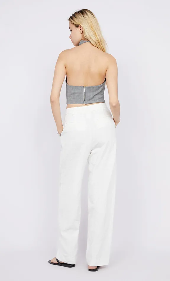 Bec Bridge Tops MONIKA HALTER TOP Salt and Pepper 8211 Women