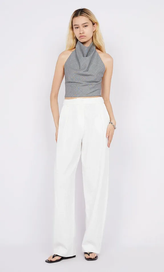 Bec Bridge Tops MONIKA HALTER TOP Salt and Pepper 8211 Women