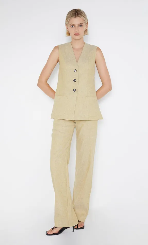 Bec Bridge Tops NEVA VEST Straw 8211 Women