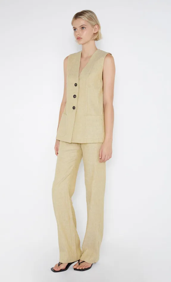 Bec Bridge Tops NEVA VEST Straw 8211 Women