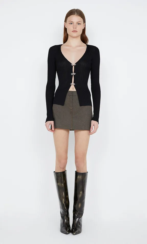 Bec Bridge Tops SHELBY CLASP CARDIGAN Black 8211 Women