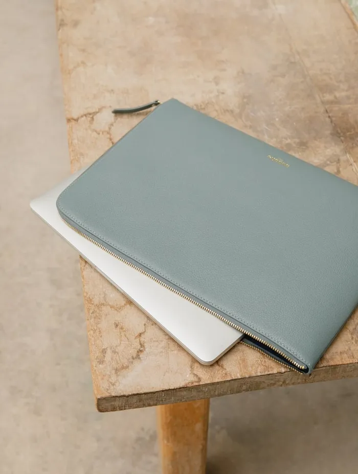Belize Celadon Women Bobbies Laptop Sleeves Belize Celadon Women Bobbies Laptop Sleeves