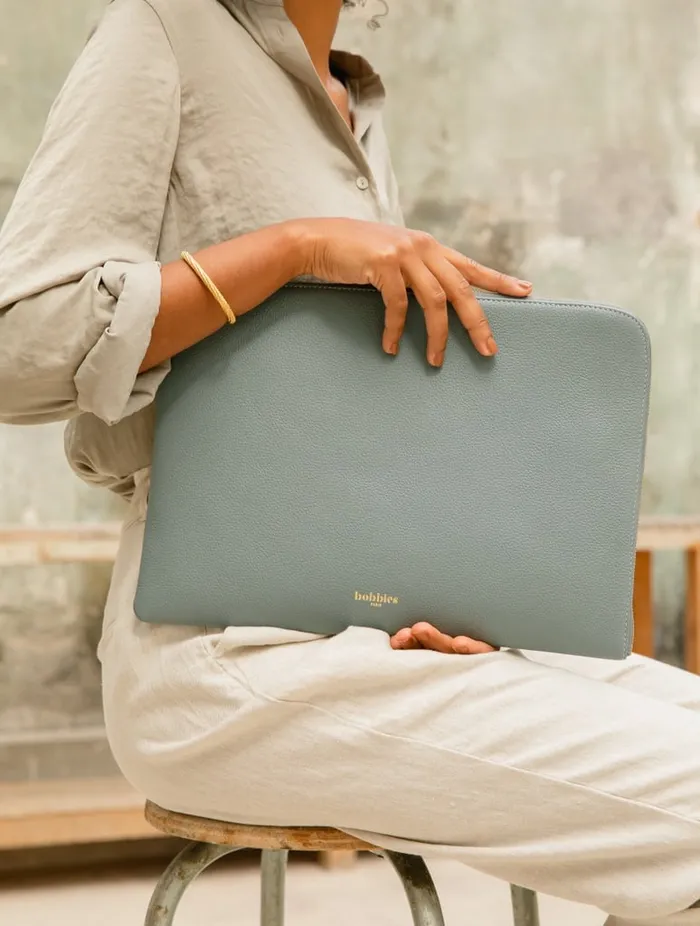 Belize Celadon Women Bobbies Laptop Sleeves Belize Celadon Women Bobbies Laptop Sleeves