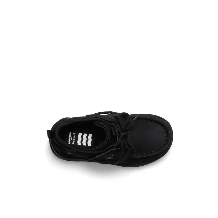 Boat Shoes Kids Sperry Fairwater PLUSHWAVE Jr Boat Shoe Black