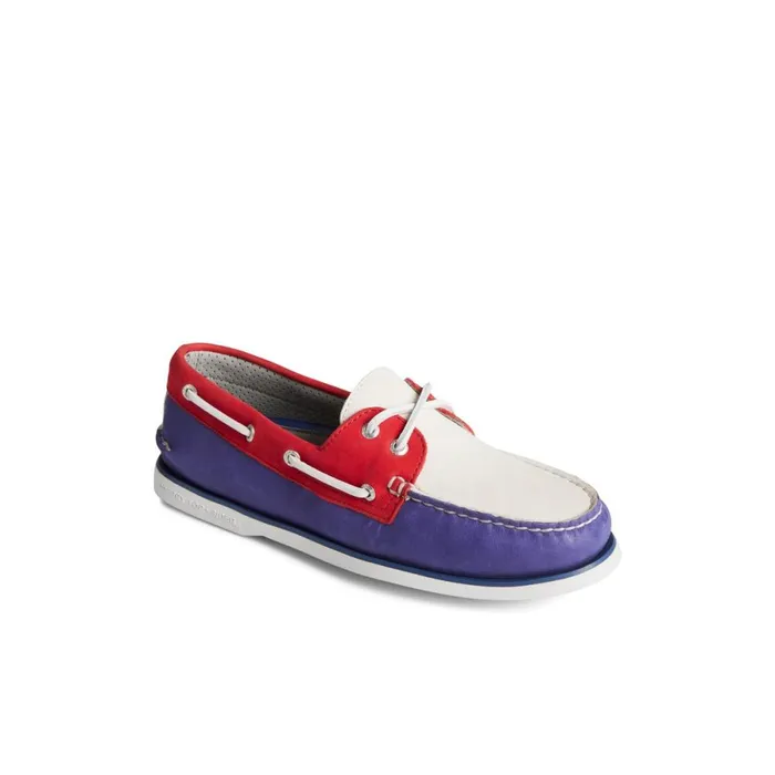Boat Shoes Men Sperry Gold Cup Authentic Original Tri Tone Boat Shoe Blue