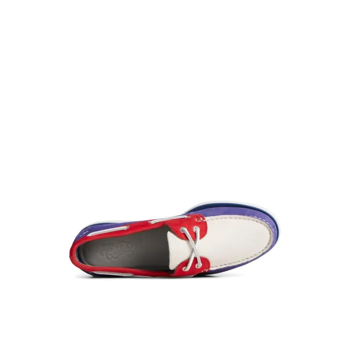 Boat Shoes Men Sperry Gold Cup Authentic Original Tri Tone Boat Shoe Blue