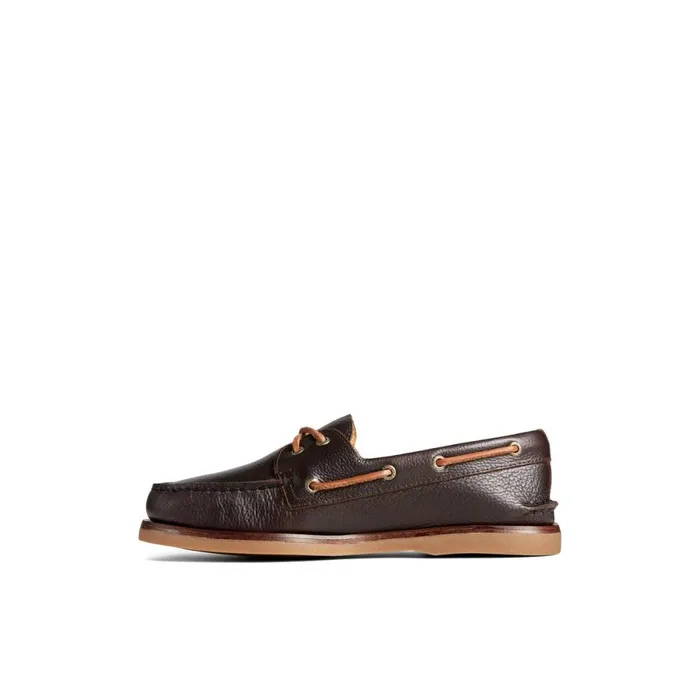 Boat Shoes Men Sperry Gold Cup Authentic Original Tumbled Boat Shoe Brown