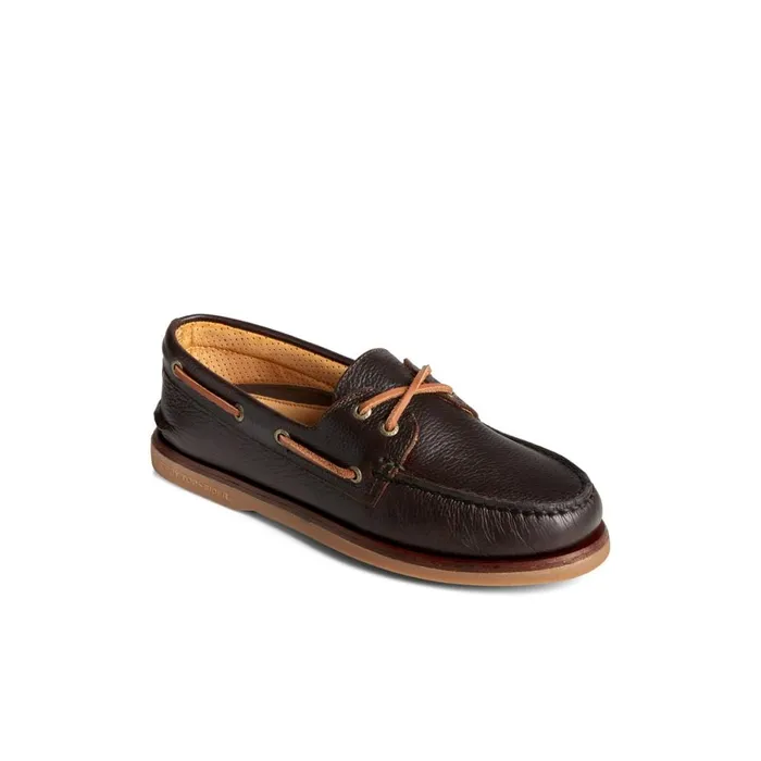 Boat Shoes Men Sperry Gold Cup Authentic Original Tumbled Boat Shoe Brown