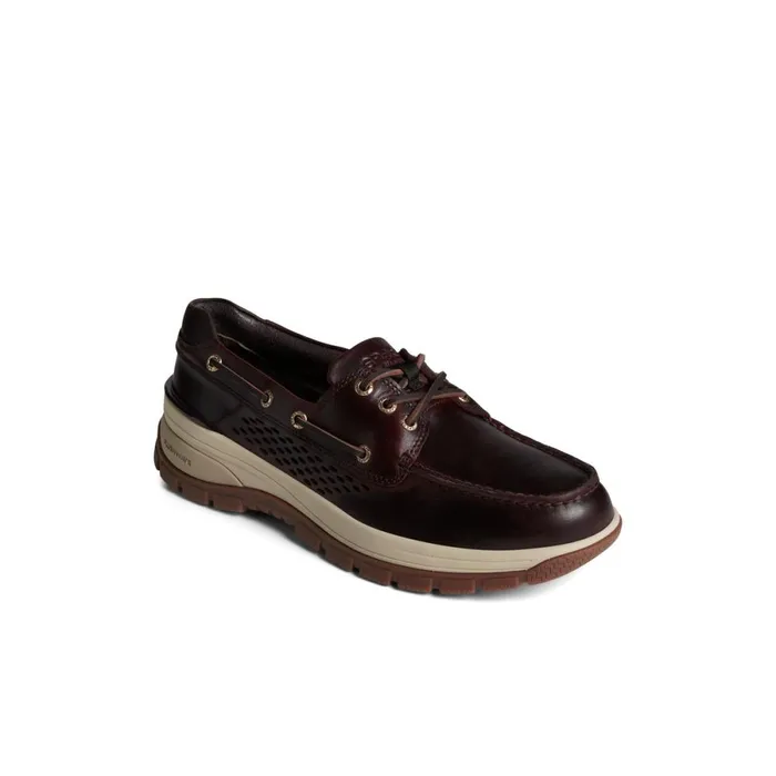 Boat Shoes Men Sperry Gold Cup Billfish PLUSHWAVE Boat Shoe Dark Brown