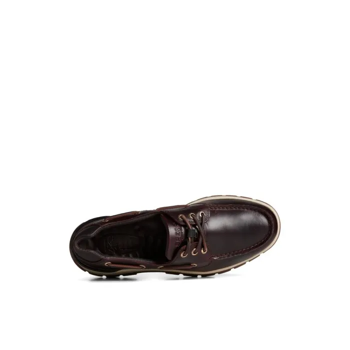 Boat Shoes Men Sperry Gold Cup Billfish PLUSHWAVE Boat Shoe Dark Brown
