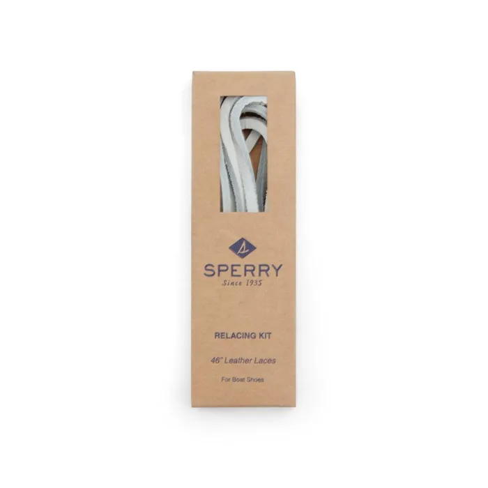 Boat Shoes Men Sperry Lace Kit With Needle White