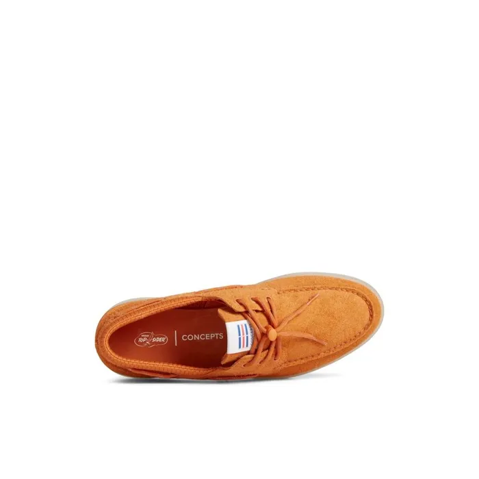 Boat Shoes Men Sperry X Concepts Authentic Original 3Eye Cup Boat Shoe Orange