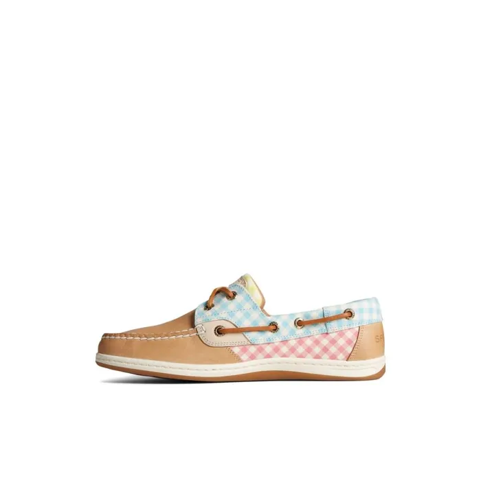 Boat Shoes Women Sperry Koifish Gingham Boat Shoe Brown Primary 8211 Multi