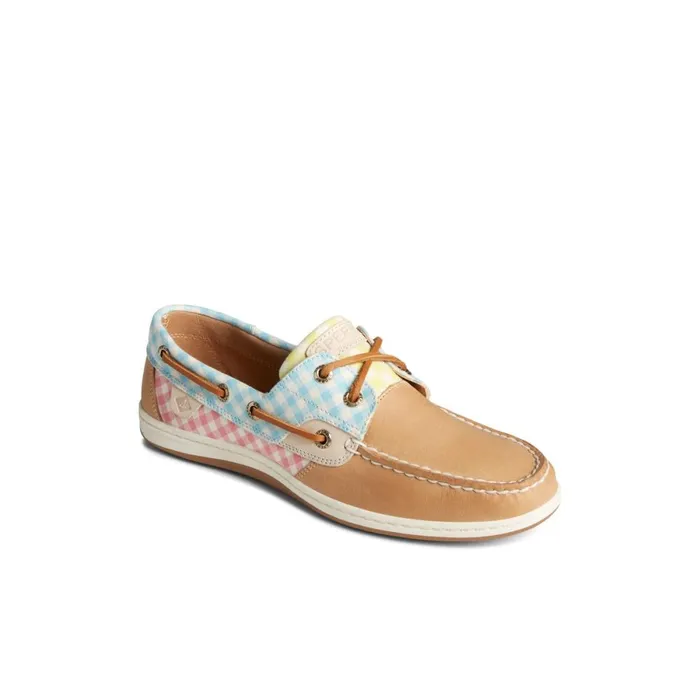 Boat Shoes Women Sperry Koifish Gingham Boat Shoe Brown Primary 8211 Multi