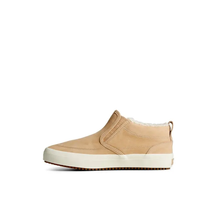 Boots Women Sperry Crest Side Zip Cozy Sneaker Khaki