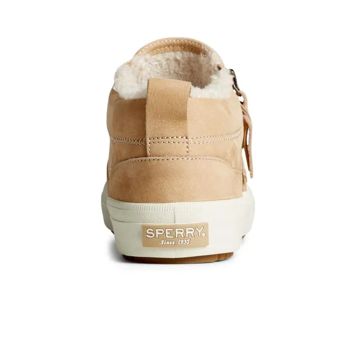 Boots Women Sperry Crest Side Zip Cozy Sneaker Khaki