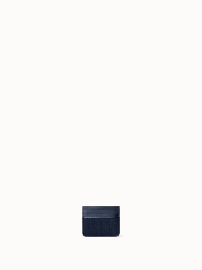 Card Holder In Horsehair And Leather Jeans Women Akris Cardholders