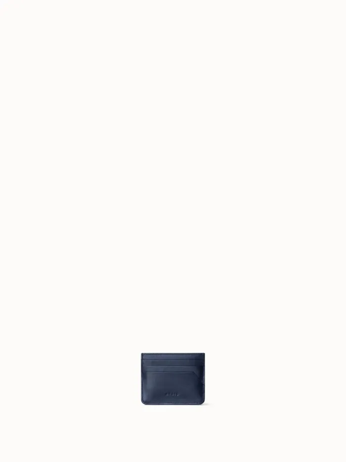 Card Holder In Horsehair And Leather Jeans Women Akris Cardholders