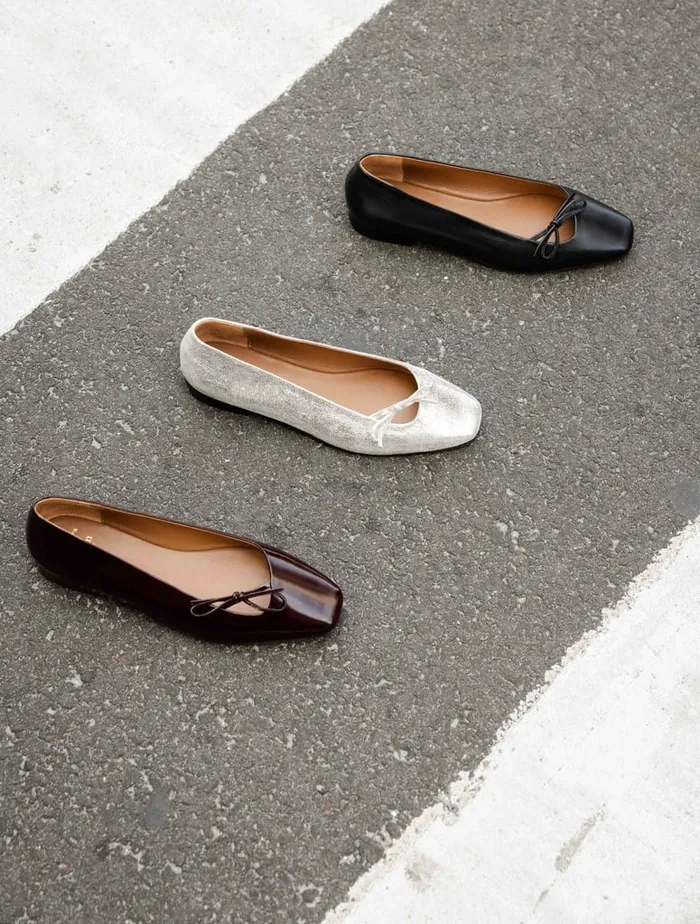 Carry Passion Black Women Bobbies Ballet Flats