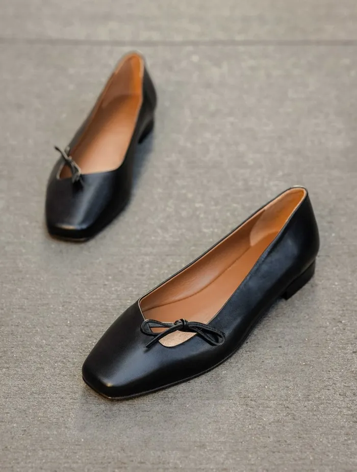 Carry Passion Black Women Bobbies Ballet Flats