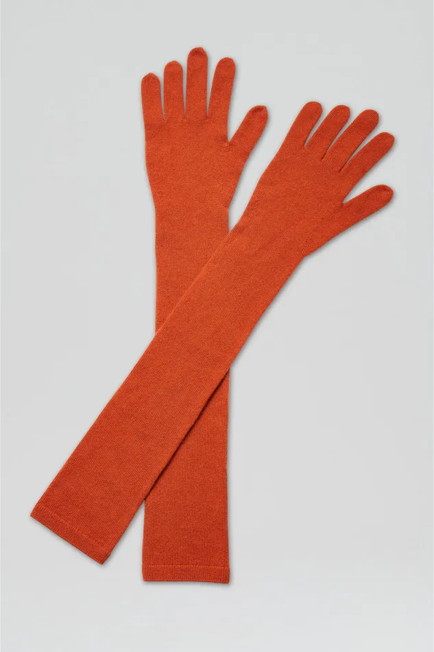 CASHMERE GLOVES BURNT Women Knitwear Scanlan Theodore CASHMERE GLOVES BURNT Women Knitwear Scanlan Theodore