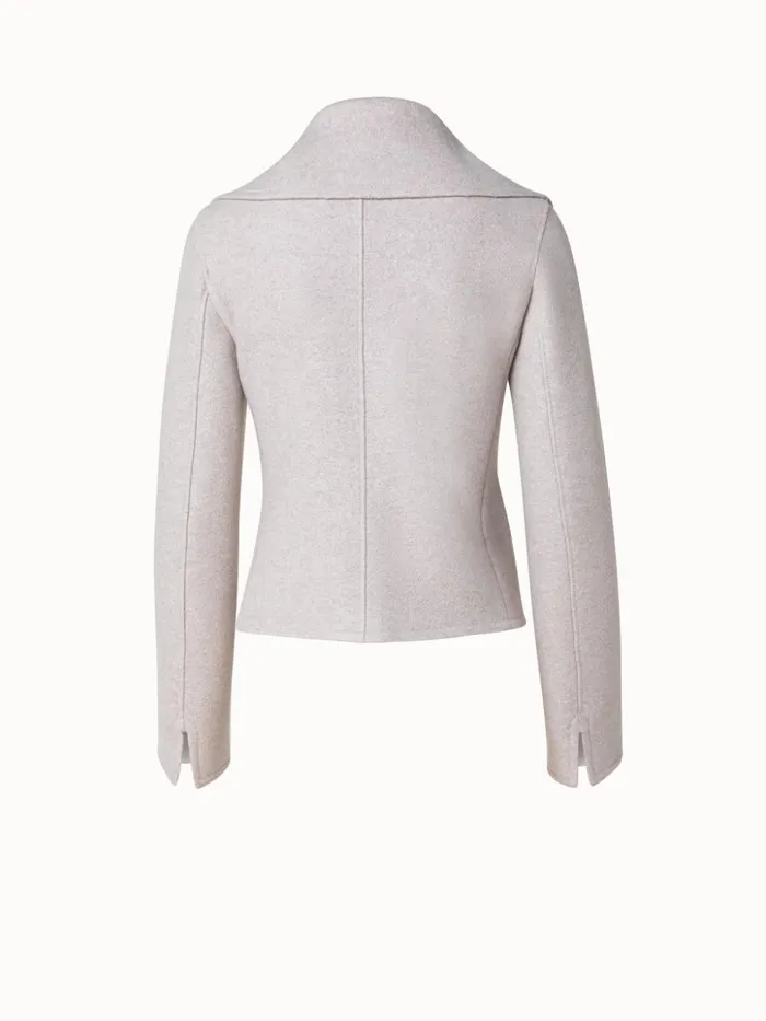 Cashmere Jacket Greige Women Akris Cashmere