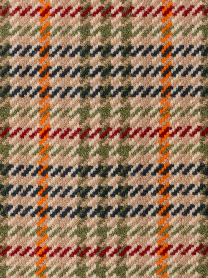 Checked Wool Short Skirt Camelmulticolor Women Akris Skirts