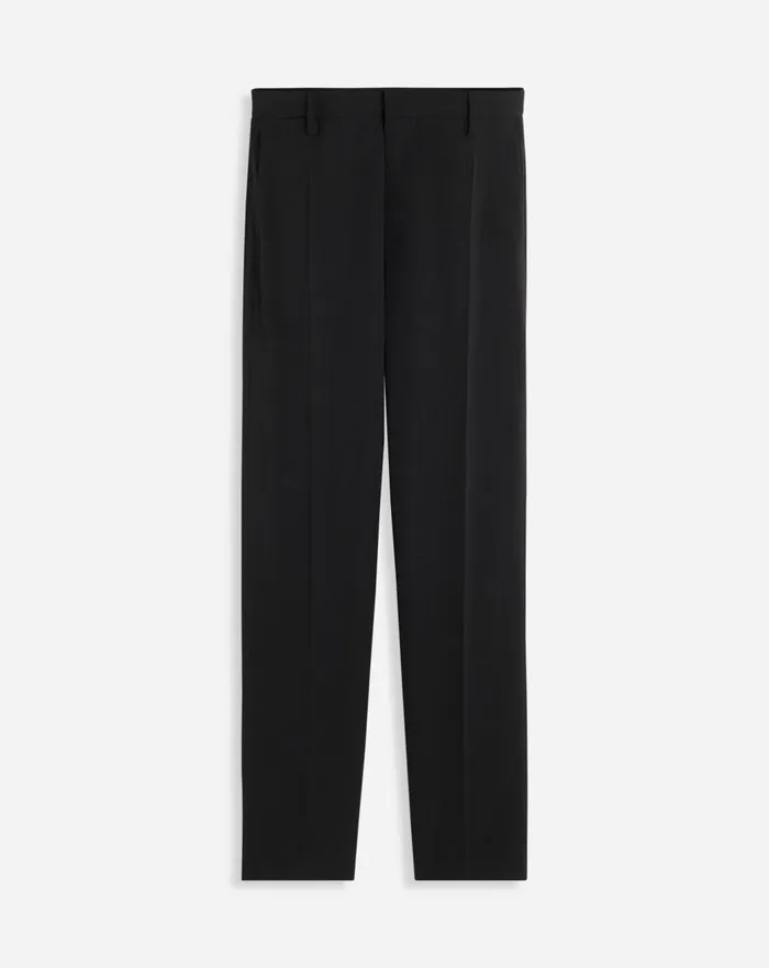 Cigarette Trousers With Side Bands Black Men Lanvin Pants and Shorts