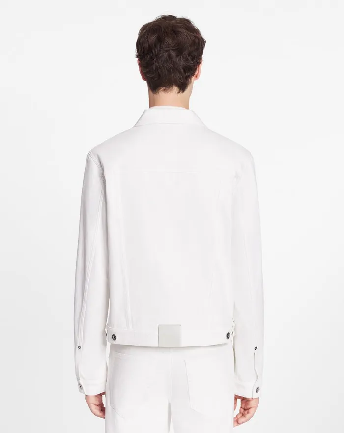 Classic Jacket Optic White Men Lanvin Coats and Jackets