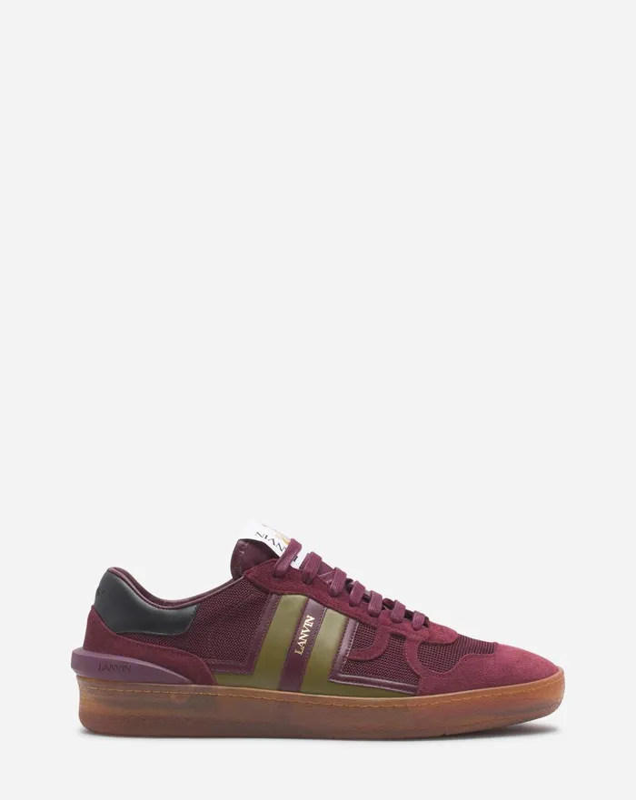 Clay Mesh Sneakers Burgundygreen Men Lanvin Sneakers