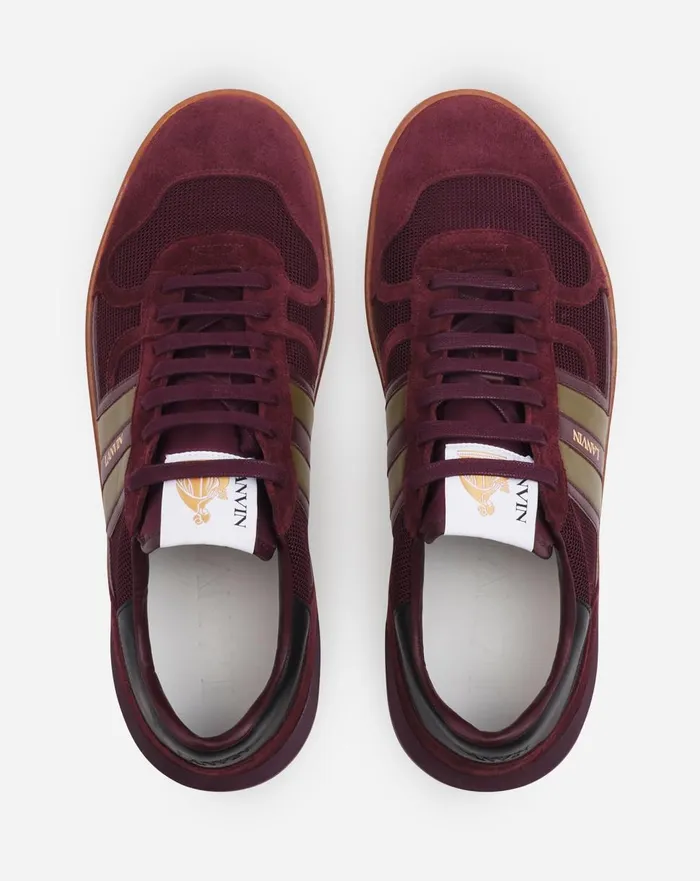 Clay Mesh Sneakers Burgundygreen Men Lanvin Sneakers Clay Mesh Sneakers Burgundygreen Men Lanvin Sneakers