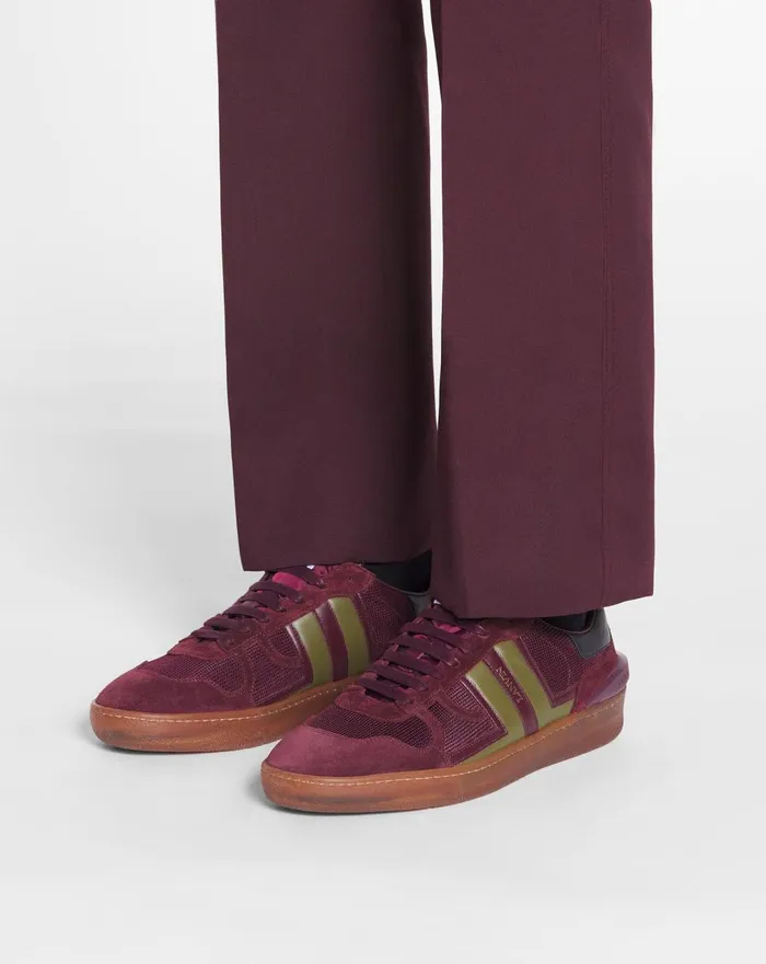 Clay Mesh Sneakers Burgundygreen Men Lanvin Sneakers Clay Mesh Sneakers Burgundygreen Men Lanvin Sneakers