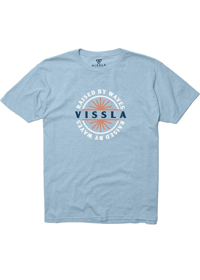 Clothing Vissla Youth Spark Kids Snow Tee IBH 8211 Ice Blue Heather