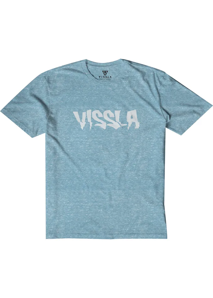 Clothing Vissla Youth Voltage Vissla Kids Snow Tee IBH 8211 Ice Blue Heather