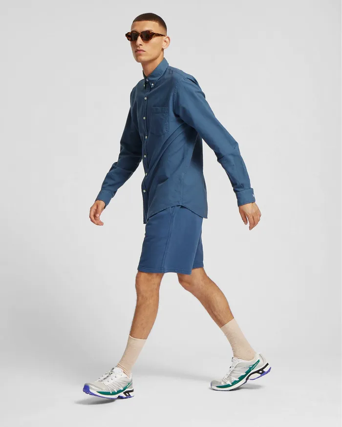 Colorfulstandard Organic Button Down Shirt 8211 Light Aqua Men Shirts