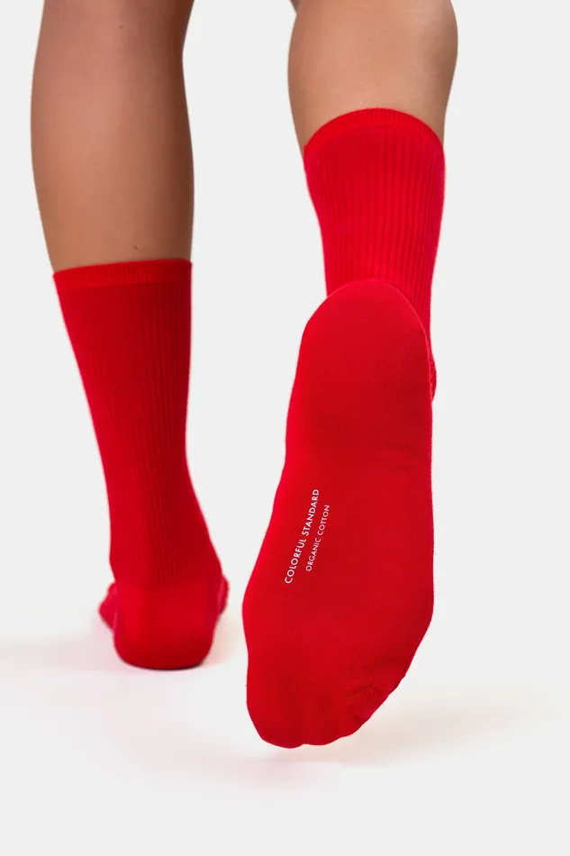 Colorfulstandard Women Classic Organic Sock 8211 Magenta Blaze Women Socks