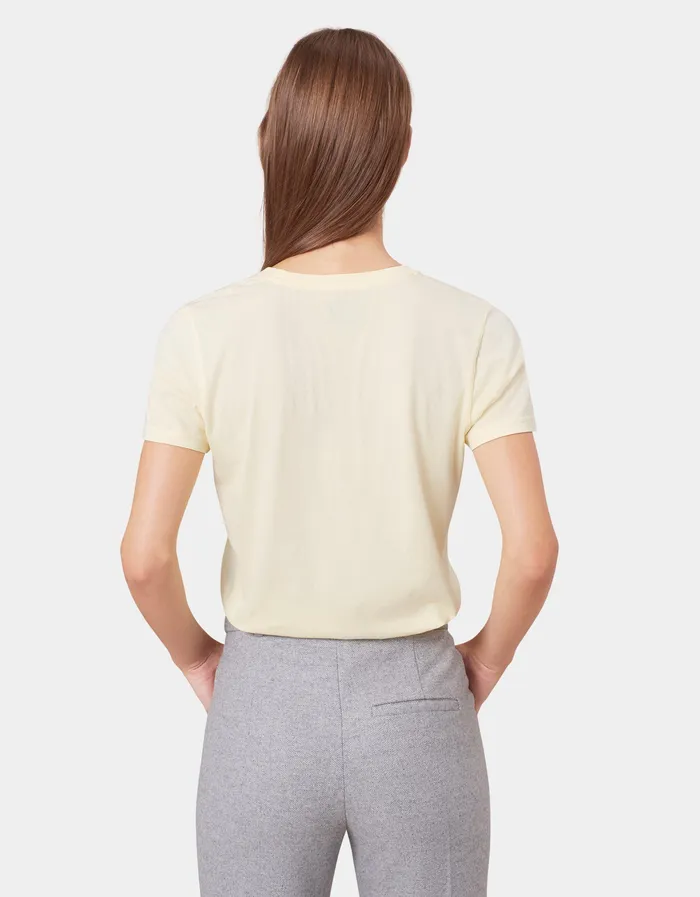 Colorfulstandard Women Light Organic Tee 8211 Snow Melange Women TShirts