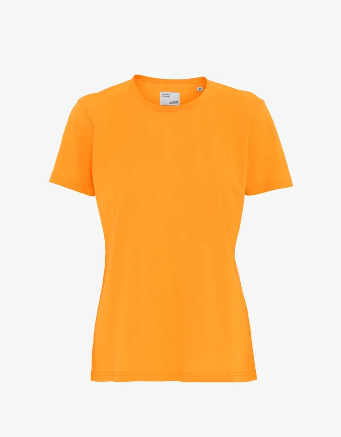 Colorfulstandard Women Light Organic Tee 8211 Sunny Orange Women TShirts