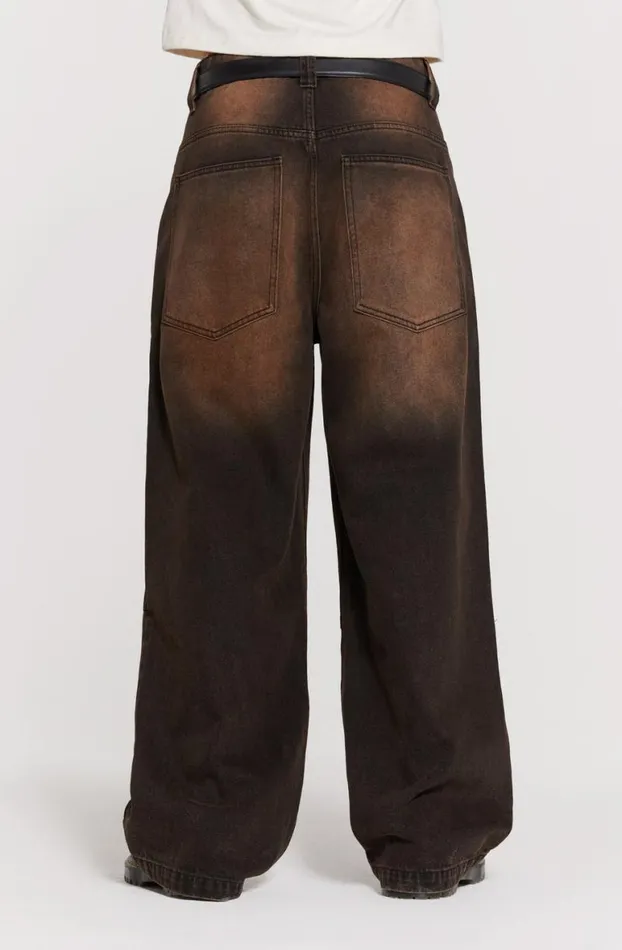Colossus Jeans MenWomen Jaded London Vintage Brown Colossus Fit Jeans