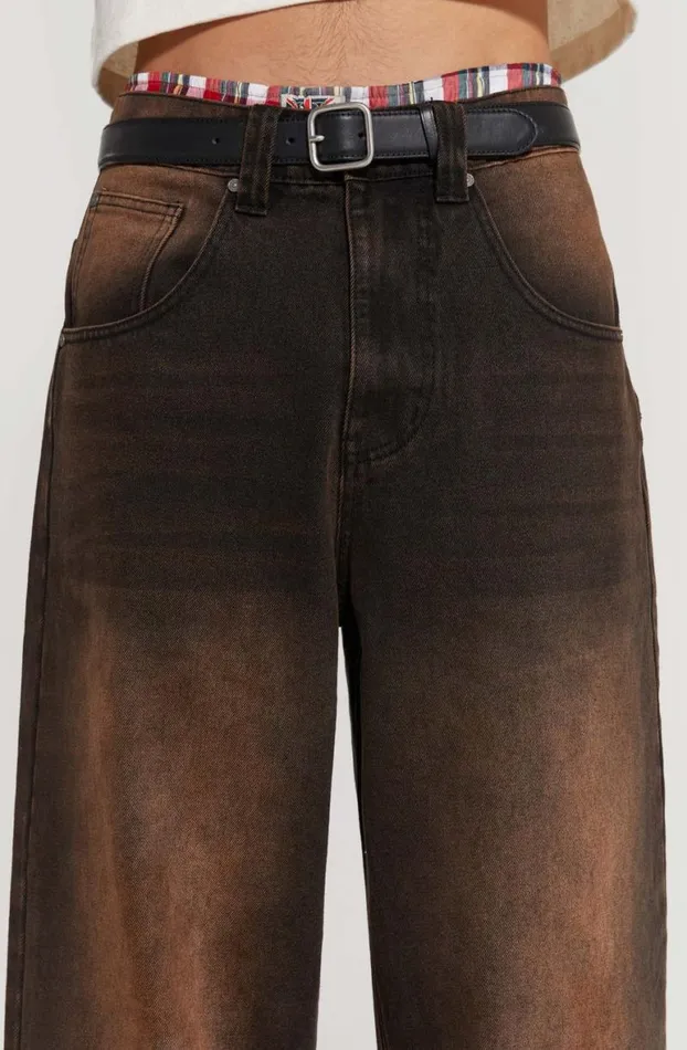 Colossus Jeans MenWomen Jaded London Vintage Brown Colossus Fit Jeans