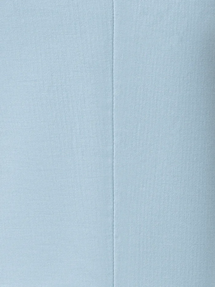 Cotton Silk DoubleFace Cropped Tapered Pants Bleached Denim Women Akris Pants