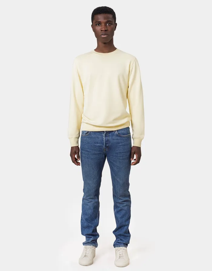 Crewneck Sweatshirts Colorfulstandard Men Classic Organic Crew 8211 Seaside Blue
