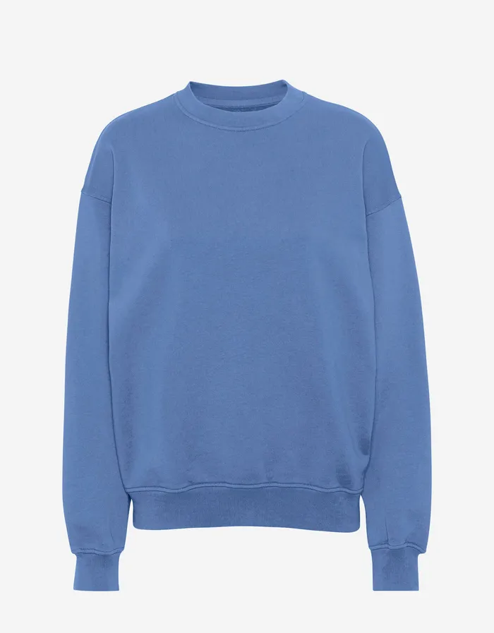 Crewneck Sweatshirts Colorfulstandard Men Organic Oversized Crew 8211 Sky Blue