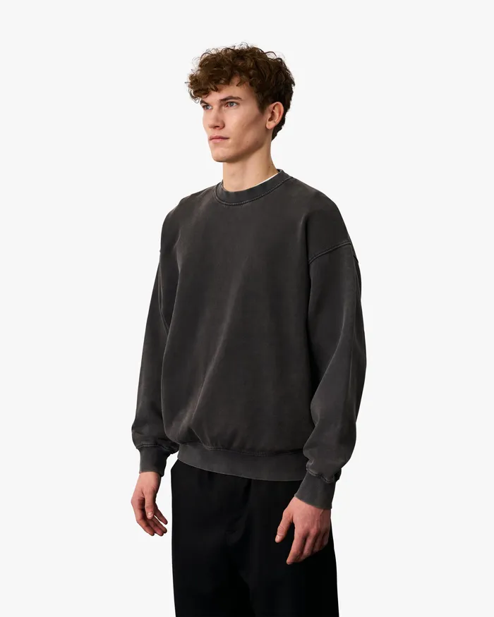 Crewneck Sweatshirts Colorfulstandard Men Organic Oversized Crew 8211 Sky Blue